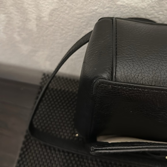 India Hicks The Lady P Bag Crossbody Purse Black Leather Bag Designer - Picture 8 of 15